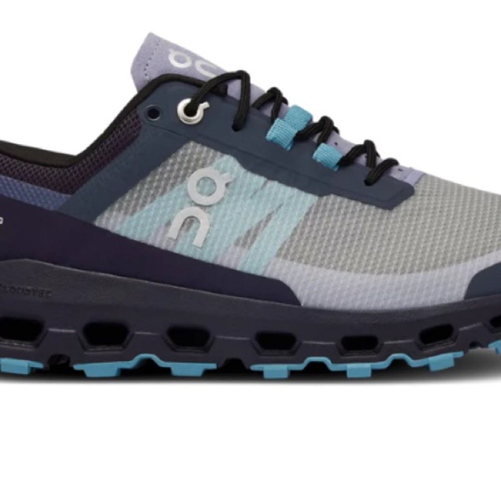 Women's On Cloudvista, Navy/Wash running shoes, gray and blue sneakers